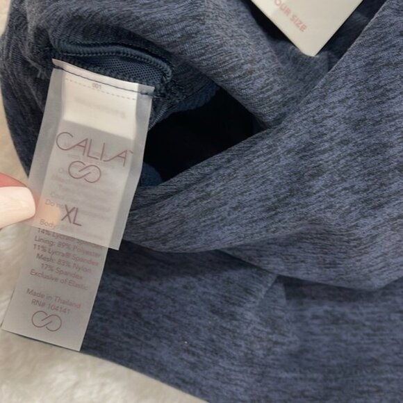 CALIA Women's LustraLux Cross Back Crop Top - Picture 7 of 9